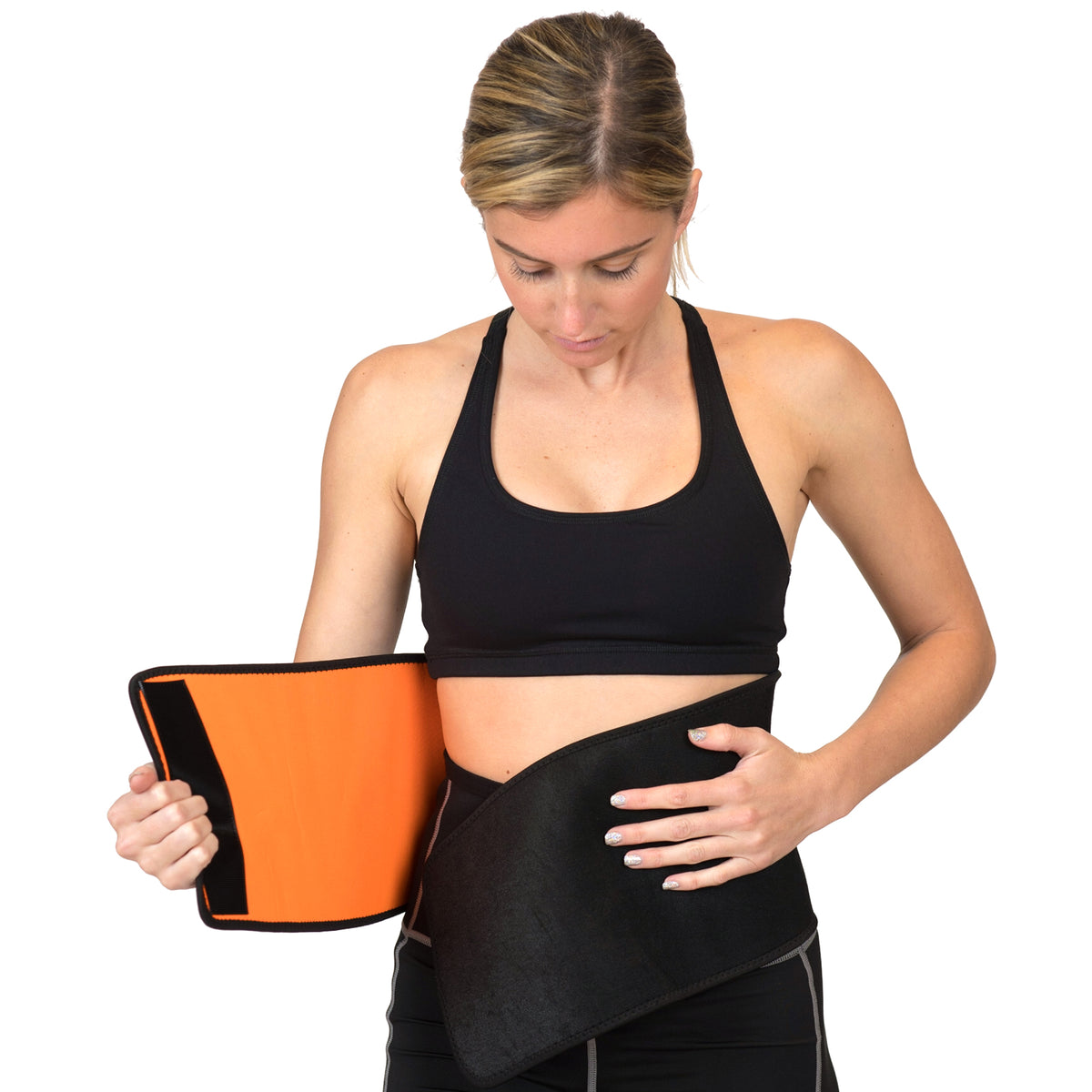 Perfotek Waist Trainer for Women Lower Belly - Waist Trimmer Belt Sauna  Tummy Toner Low Back and Lumbar Support with Sauna Suit Effect (Small  Black)