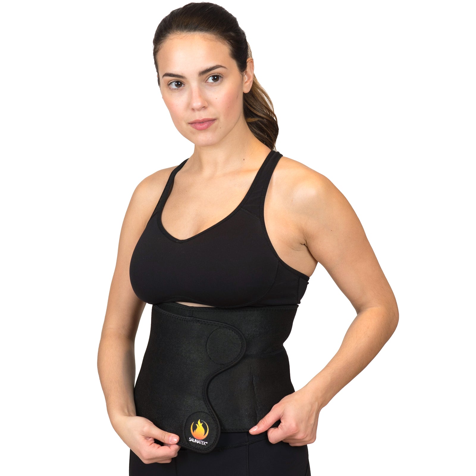 Perfotek Waist Trimmer Belt for Women Waist Trainer Sauna Belt Tummy Toner  Low Back and Lumbar Support with Sauna Suit Effect