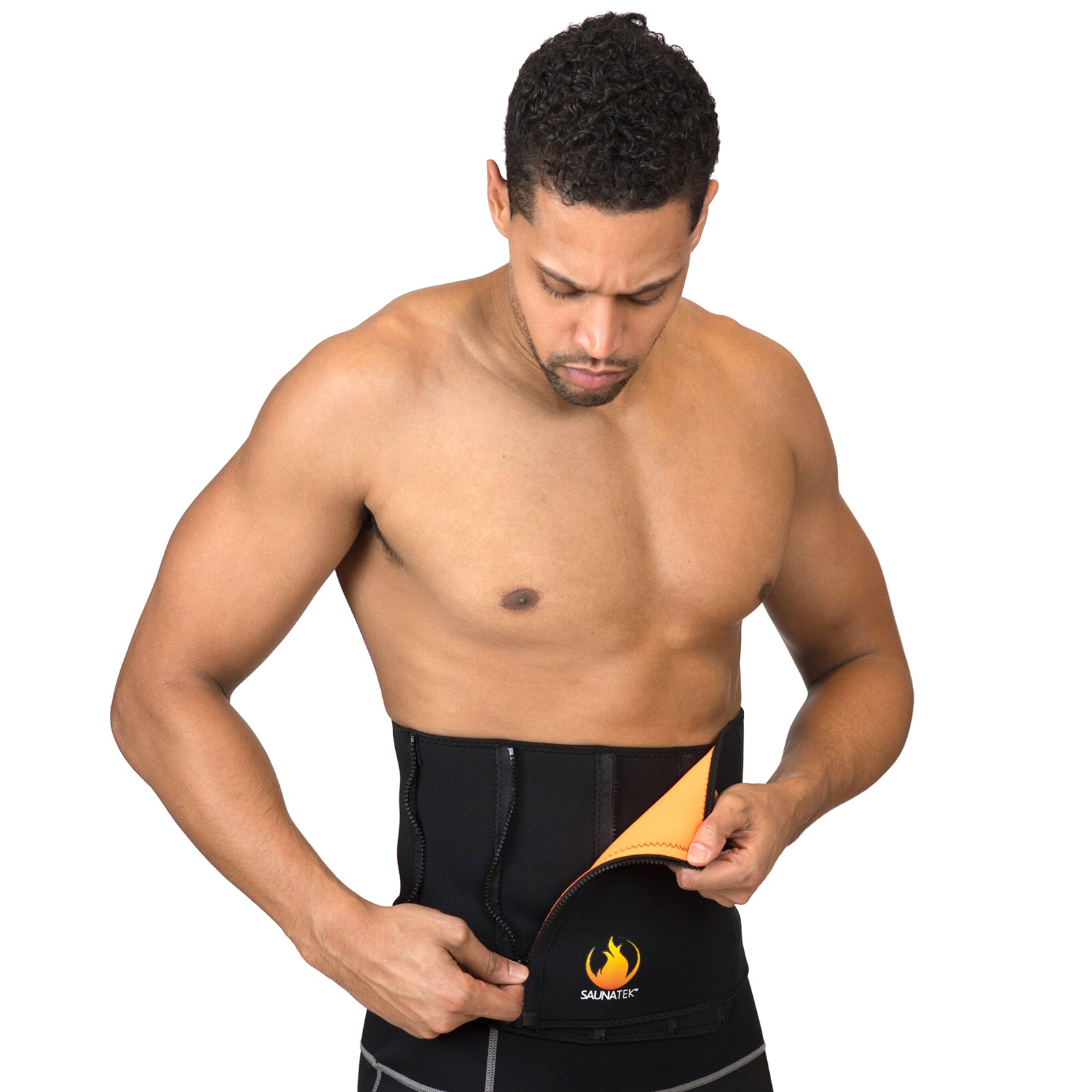 Biange Plus Size Waist Trimmer for Women & Men Sweat Waist Trainer Slimming  Belt, Stomach Wraps for Weight Loss, Neoprene Ab