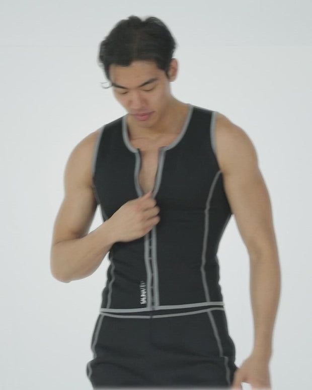  Alvago Sweat Sauna Vest for Men Heat Trapping Polymer